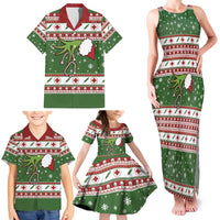 Nurse Family Matching Tank Maxi Dress and Hawaiian Shirt Nurse Grinch Christmas DT04 - Wonder Print Shop