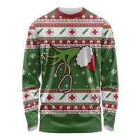 Nurse Long Sleeve Shirt Nurse Grinch Christmas DT04 - Wonder Print Shop