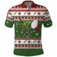 Nurse Polo Shirt Nurse Grinch Christmas DT04 - Wonder Print Shop
