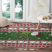Nurse Round Carpet Nurse Grinch Christmas