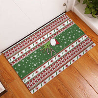 Nurse Rubber Doormat Nurse Grinch Christmas DT04 - Wonder Print Shop