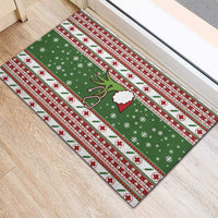 Nurse Rubber Doormat Nurse Grinch Christmas DT04 - Wonder Print Shop