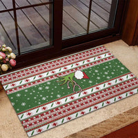 Nurse Rubber Doormat Nurse Grinch Christmas DT04 - Wonder Print Shop