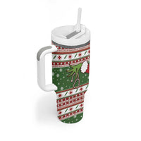 Nurse Tumbler With Handle Nurse Grinch Christmas DT04 - Wonder Print Shop