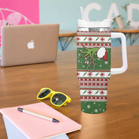 Nurse Tumbler With Handle Nurse Grinch Christmas DT04 - Wonder Print Shop