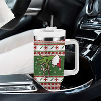 Nurse Tumbler With Handle Nurse Grinch Christmas DT04 - Wonder Print Shop