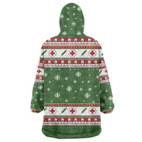 Nurse Wearable Blanket Hoodie Nurse Grinch Christmas DT04 - Wonder Print Shop
