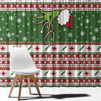 Nurse Window Curtain Nurse Grinch Christmas DT04 - Wonder Print Shop