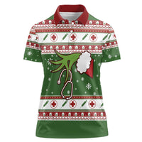 Nurse Women Polo Shirt Nurse Grinch Christmas DT04 - Wonder Print Shop