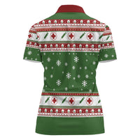 Nurse Women Polo Shirt Nurse Grinch Christmas DT04 - Wonder Print Shop