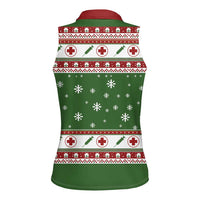 Nurse Women Sleeveless Polo Shirt Nurse Grinch Christmas DT04 - Wonder Print Shop