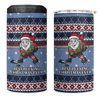 Santa Hockey Best Pucking Christmas 4 in 1 Can Cooler Tumbler DT04 - Wonder Print Shop