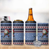 Santa Hockey Best Pucking Christmas 4 in 1 Can Cooler Tumbler DT04 - Wonder Print Shop