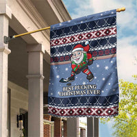 Santa Hockey Best Pucking Christmas Garden Flag DT04 - Wonder Print Shop