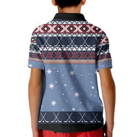 Santa Hockey Best Pucking Christmas Kid Polo Shirt DT04 - Wonder Print Shop