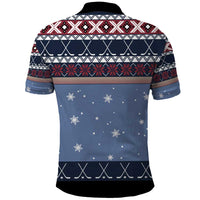 Santa Hockey Best Pucking Christmas Polo Shirt DT04 - Wonder Print Shop
