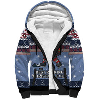 Santa Hockey Best Pucking Christmas Sherpa Hoodie DT04 - Wonder Print Shop