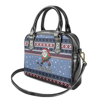 Santa Hockey Best Pucking Christmas Shoulder Handbag