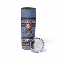 Santa Hockey Best Pucking Christmas Skinny Tumbler DT04 - Wonder Print Shop