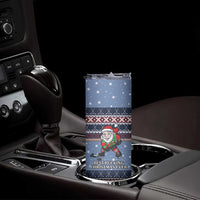 Santa Hockey Best Pucking Christmas Skinny Tumbler DT04 - Wonder Print Shop