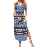 Santa Hockey Best Pucking Christmas Summer Maxi Dress DT04 - Wonder Print Shop