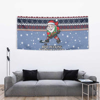 Santa Hockey Best Pucking Christmas Tapestry DT04 - Wonder Print Shop