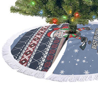 Santa Hockey Best Pucking Christmas Tree Skirt DT04 - Wonder Print Shop