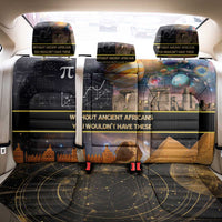 Ancient African Achievements Back Car Seat Cover Egyptian Pyramids Galaxy