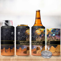 Ancient African Achievements 4 in 1 Can Cooler Tumbler Egyptian Pyramids Galaxy