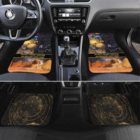 Ancient African Achievements Car Mats Egyptian Pyramids Galaxy