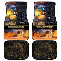Ancient African Achievements Car Mats Egyptian Pyramids Galaxy