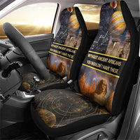 Ancient African Achievements Car Seat Cover Egyptian Pyramids Galaxy