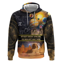 Ancient African Achievements Hoodie Egyptian Pyramids Galaxy