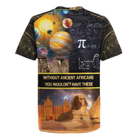 Ancient African Achievements Rugby Jersey Egyptian Pyramids Galaxy