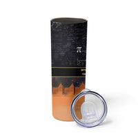 Ancient African Achievements Skinny Tumbler Egyptian Pyramids Galaxy
