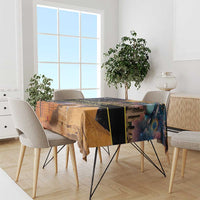 Ancient African Achievements Tablecloth Egyptian Pyramids Galaxy