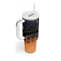 Ancient African Achievements Tumbler With Handle Egyptian Pyramids Galaxy