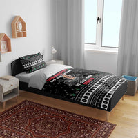 Santa Claus Love Gym Bedding Set Christmas Santa Does Weightlifting DT04 - Wonder Print Shop