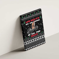 Santa Claus Love Gym Canvas Wall Art Christmas Santa Does Weightlifting DT04 - Wonder Print Shop