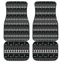 Santa Claus Love Gym Car Mats Christmas Santa Does Weightlifting DT04 - Wonder Print Shop