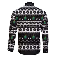 Santa Claus Love Gym Family Matching Off Shoulder Maxi Dress and Hawaiian Shirt Christmas Santa Does Weightlifting DT04 - Wonder Print Shop