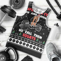 Santa Claus Love Gym Men Tank Top Christmas Santa Does Weightlifting DT04 - Wonder Print Shop