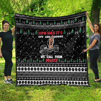 Santa Claus Love Gym Quilt Christmas Santa Does Weightlifting DT04 - Wonder Print Shop