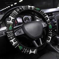 Santa Claus Love Gym Steering Wheel Cover Christmas Santa Does Weightlifting DT04 - Wonder Print Shop