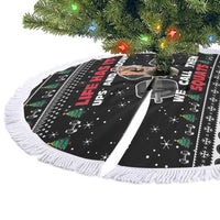 Santa Claus Love Gym Tree Skirt Christmas Santa Does Weightlifting DT04 - Wonder Print Shop