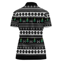 Santa Claus Love Gym Women Polo Shirt Christmas Santa Does Weightlifting DT04 - Wonder Print Shop