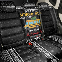 Drive School Bus All Day Back Car Seat Cover Watch Hallmark Christmas Movies All Night DT04 - Wonder Print Shop