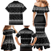 Drive School Bus All Day Family Matching Mermaid Dress and Hawaiian Shirt Watch Hallmark Christmas Movies All Night DT04 - Wonder Print Shop
