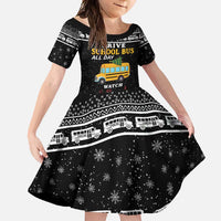 Drive School Bus All Day Family Matching Off Shoulder Maxi Dress and Hawaiian Shirt Watch Hallmark Christmas Movies All Night DT04 - Wonder Print Shop
