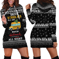 Drive School Bus All Day Hoodie Dress Watch Hallmark Christmas Movies All Night DT04 - Wonder Print Shop